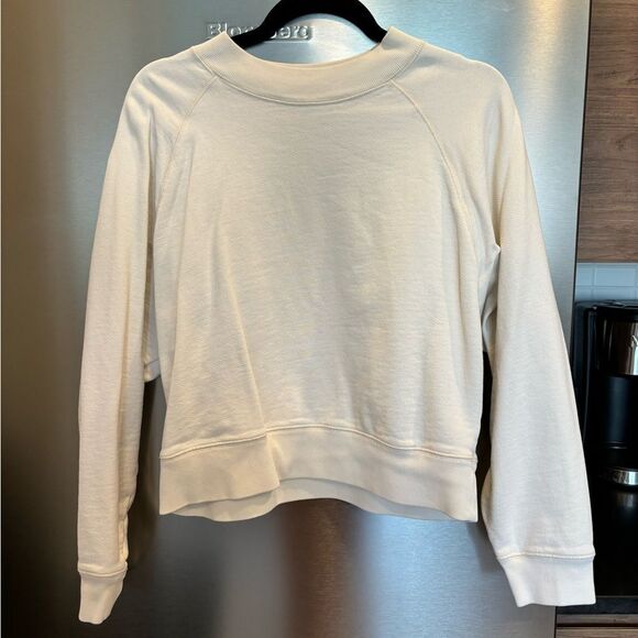 EUC Vince Puff Sleeve Raglan Pullover Cropped Sweatshirt - Picture 3 of 6